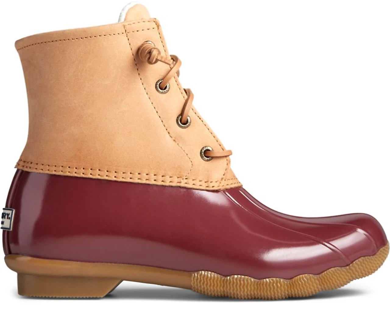 Sperry Top-Sider Sperry® Women's Saltwater Leather Duck Boot - Tan/Red