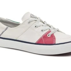 Sperry Top-Sider Sperry® Women's Crest Vibe Sneaker - WHT/PNK/GRN - Size 8M