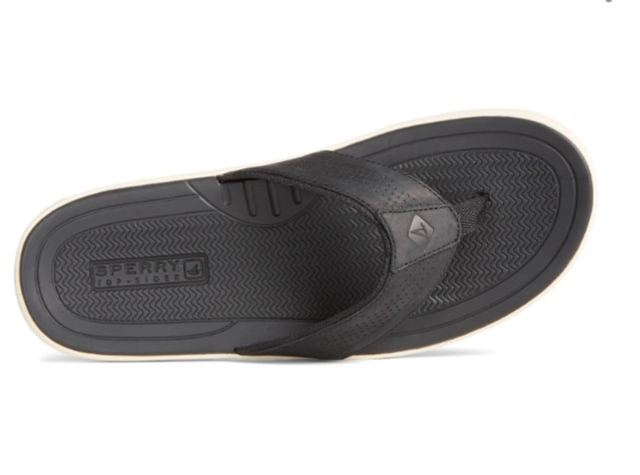 Sperry Top-Sider Sperry® Men's Havasu Thong Perf Flip Flop - Black - Image 4
