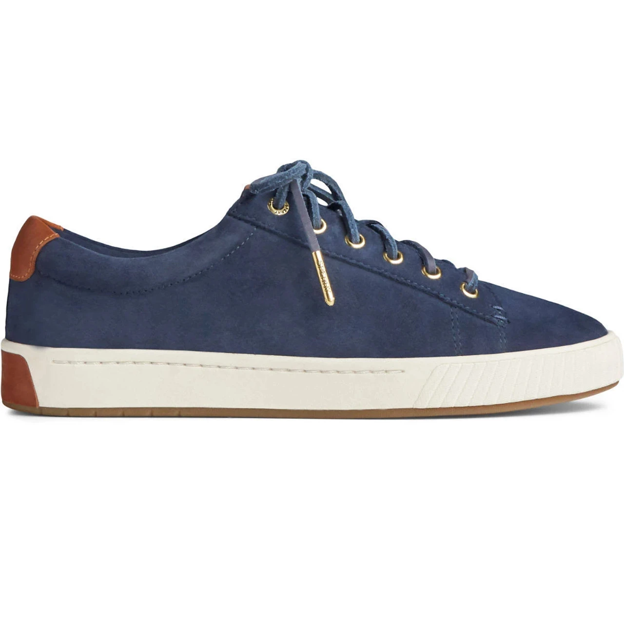 Sperry Top-Sider Sperry® Women's Anchor PLUSHWAVE Suede Sneaker - Navy 2 Sperry Top-Sider Sperry® Women's Anchor PLUSHWAVE Suede Sneaker - Navy - Image 2